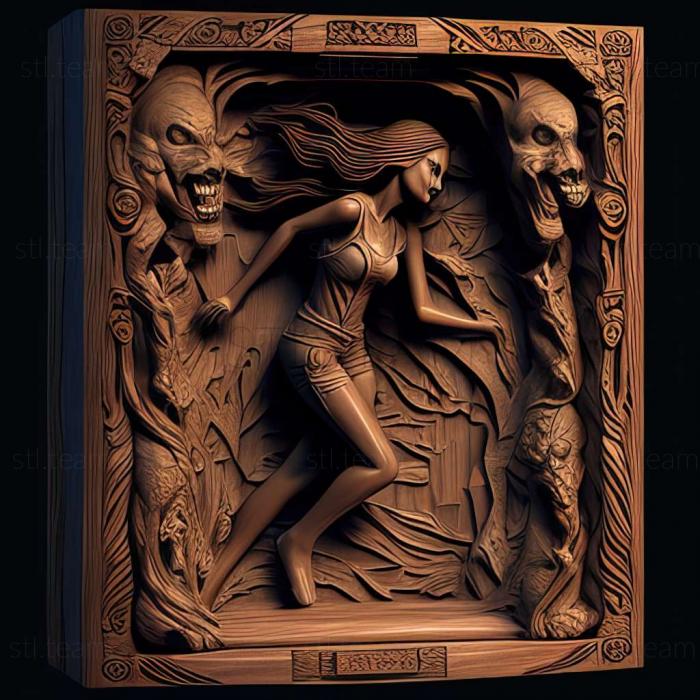 3D модель Гру Tomb Raider 1996 (STL)